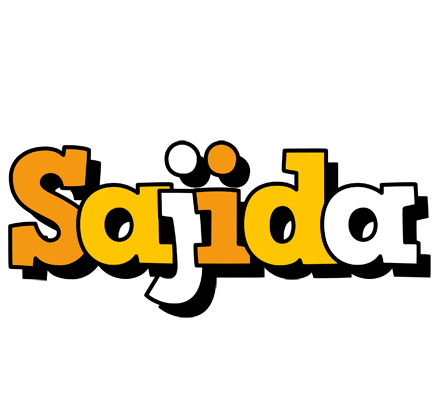 Sajida cartoon logo
