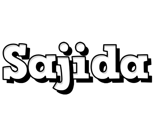 Sajida snowing logo