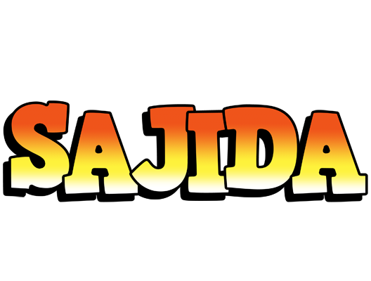 Sajida sunset logo
