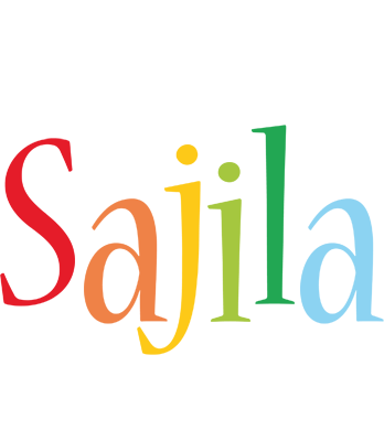 Sajila birthday logo