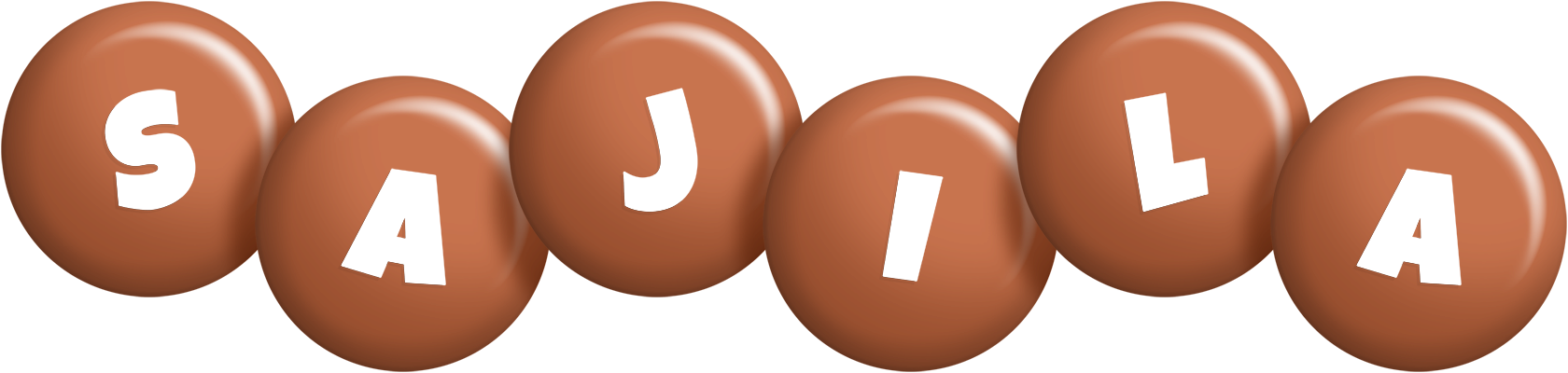 Sajila candy-brown logo