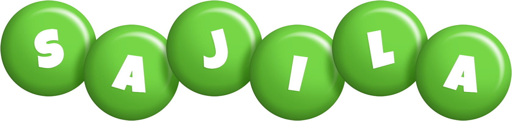 Sajila candy-green logo