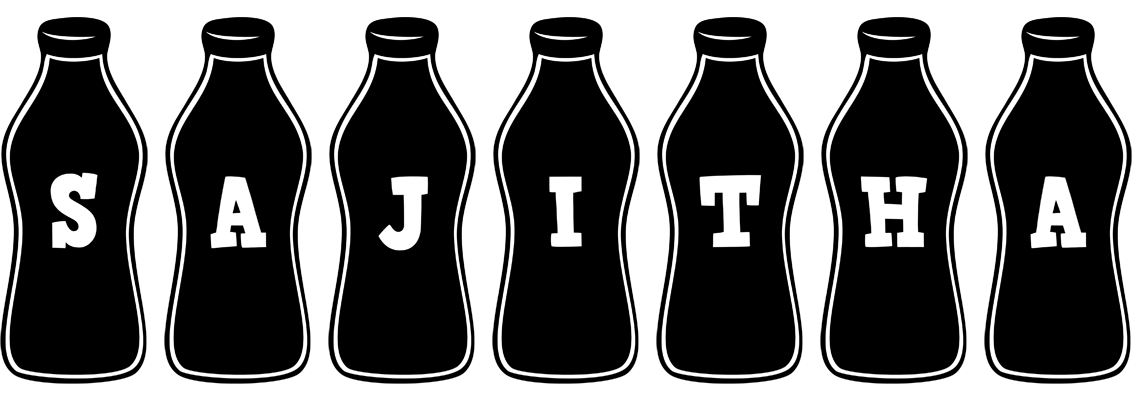 Sajitha bottle logo