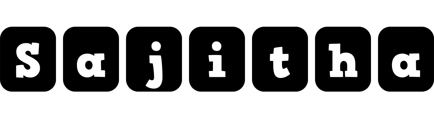 Sajitha box logo