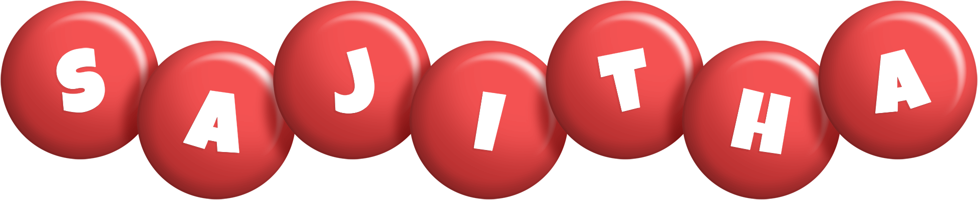 Sajitha candy-red logo