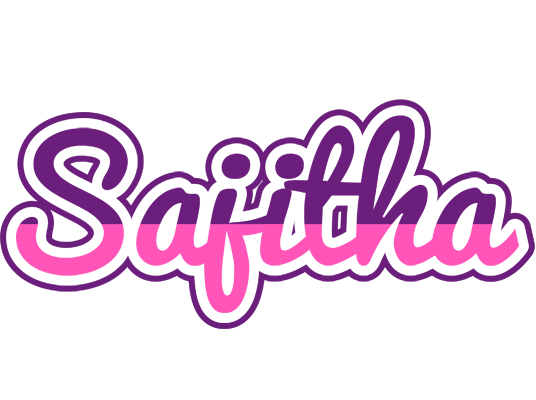 Sajitha cheerful logo
