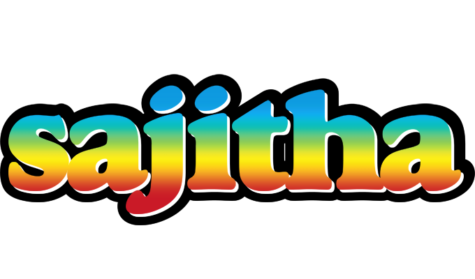 Sajitha color logo