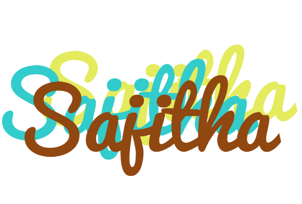 Sajitha cupcake logo