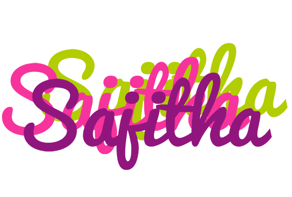 Sajitha flowers logo
