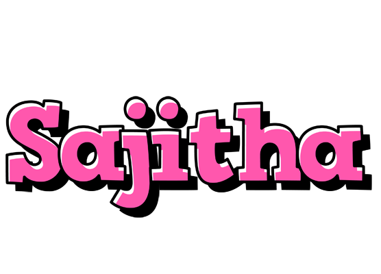 Sajitha girlish logo