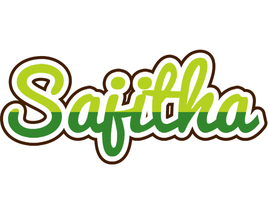 Sajitha golfing logo