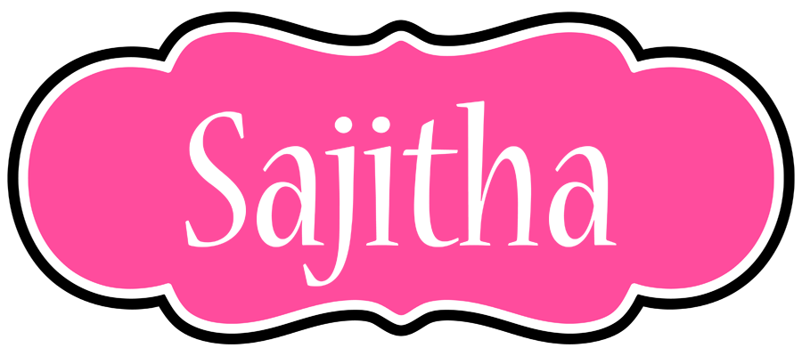 Sajitha invitation logo