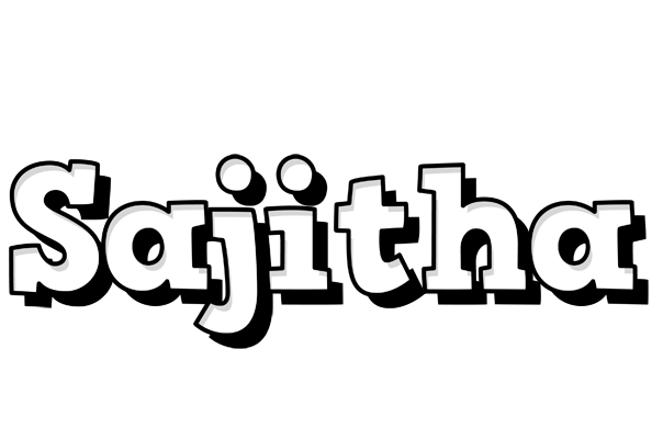 Sajitha snowing logo