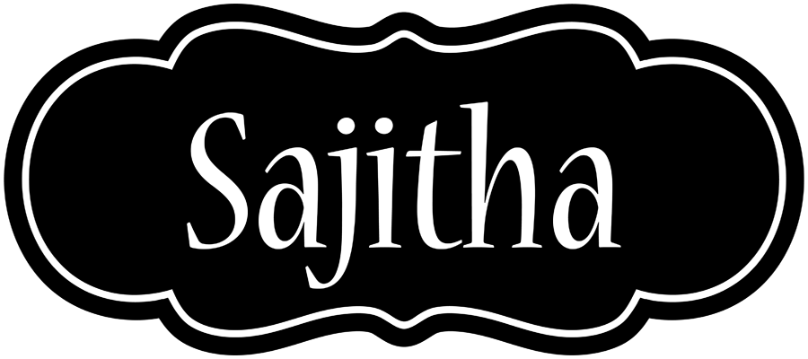 Sajitha welcome logo
