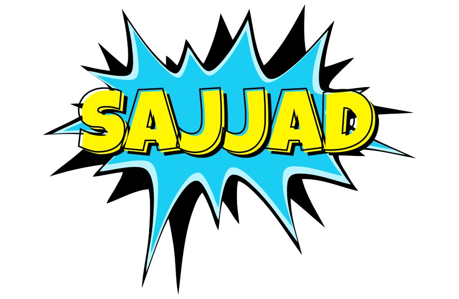 Sajjad amazing logo