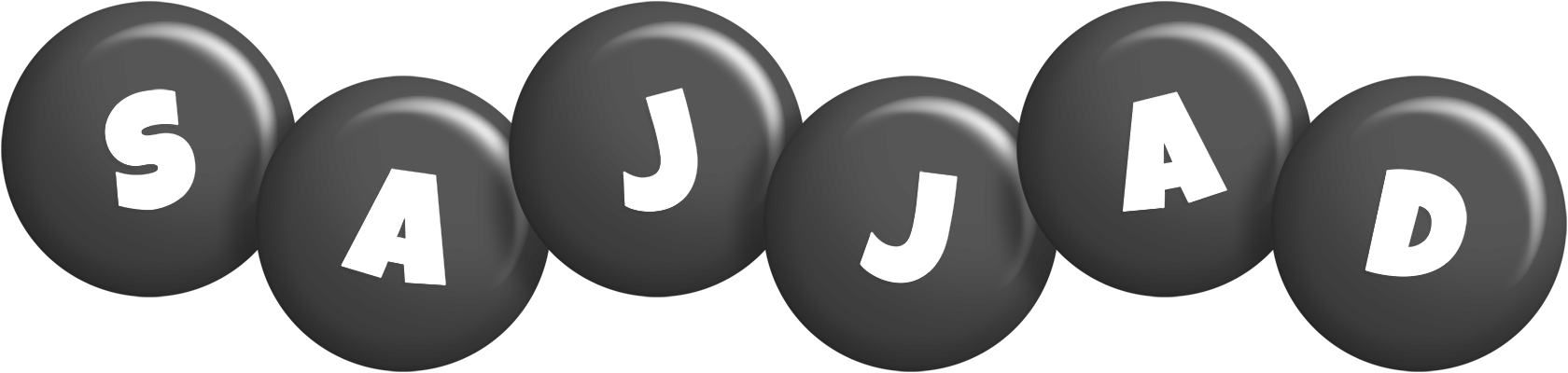 Sajjad candy-black logo