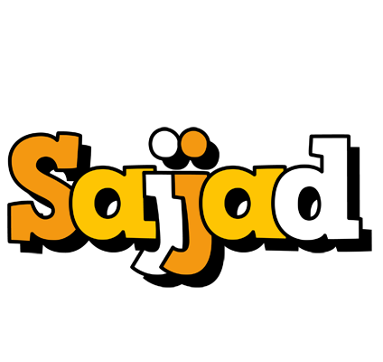 Sajjad cartoon logo