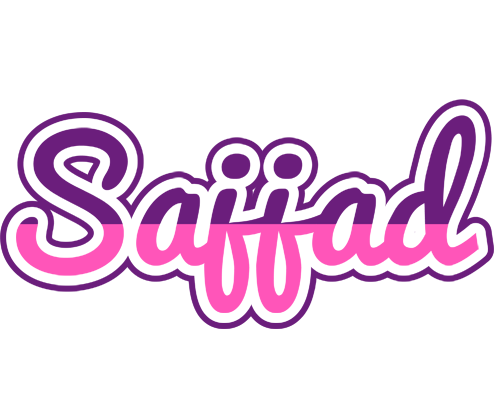 Sajjad cheerful logo