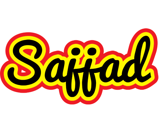Sajjad flaming logo