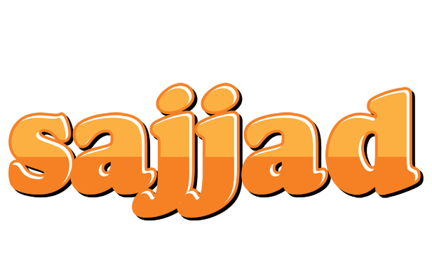 Sajjad orange logo