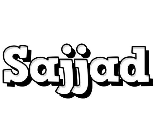 Sajjad snowing logo