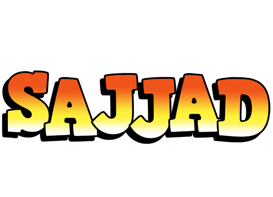 Sajjad sunset logo