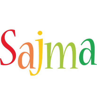 Sajma birthday logo