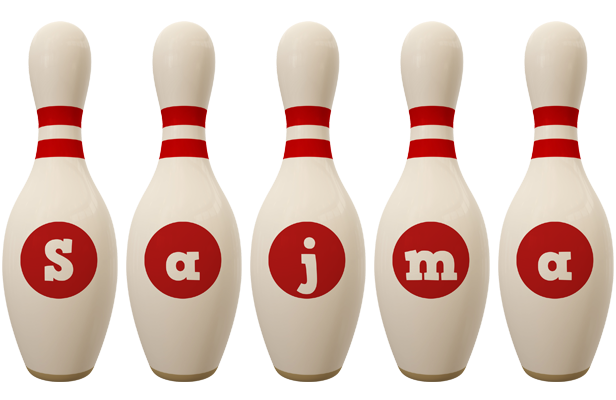 Sajma bowling-pin logo