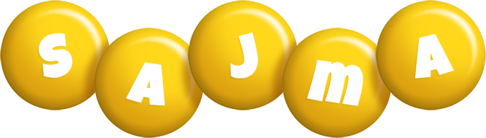 Sajma candy-yellow logo