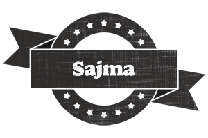 Sajma grunge logo