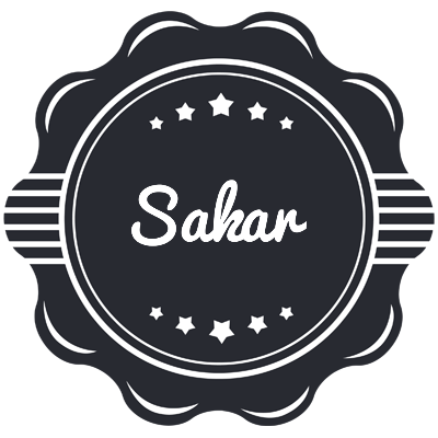 Sakar badge logo