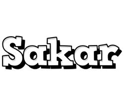 Sakar snowing logo