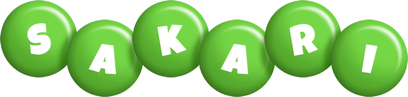 Sakari candy-green logo