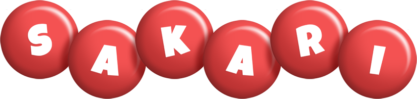 Sakari candy-red logo