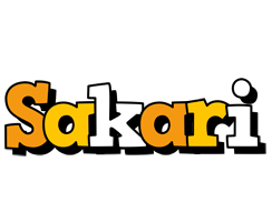 Sakari cartoon logo