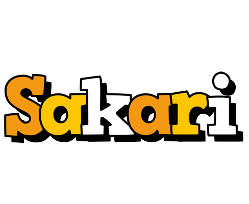 Sakari cartoon logo