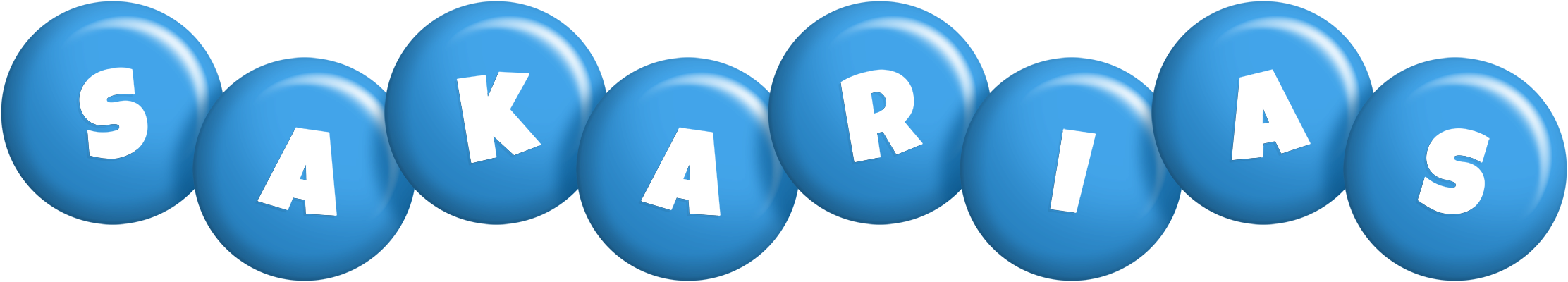Sakarias candy-blue logo