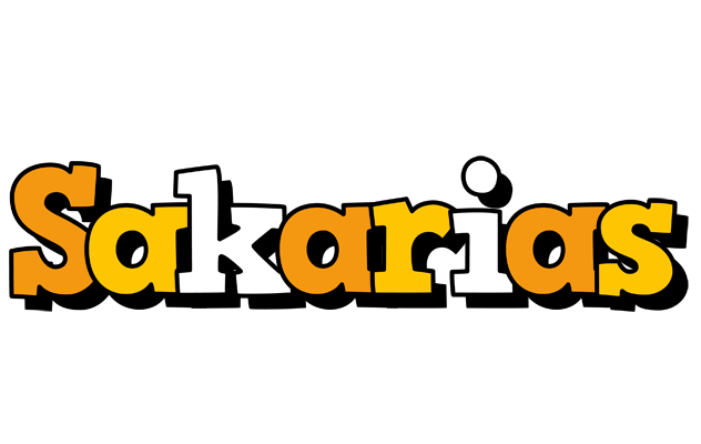 Sakarias cartoon logo