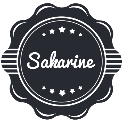 Sakarine badge logo