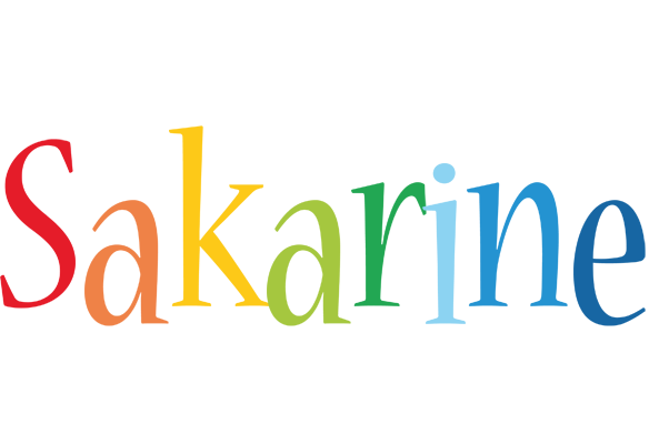 Sakarine birthday logo