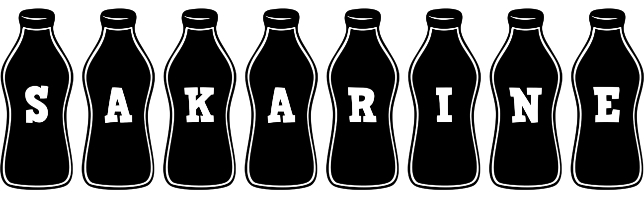 Sakarine bottle logo