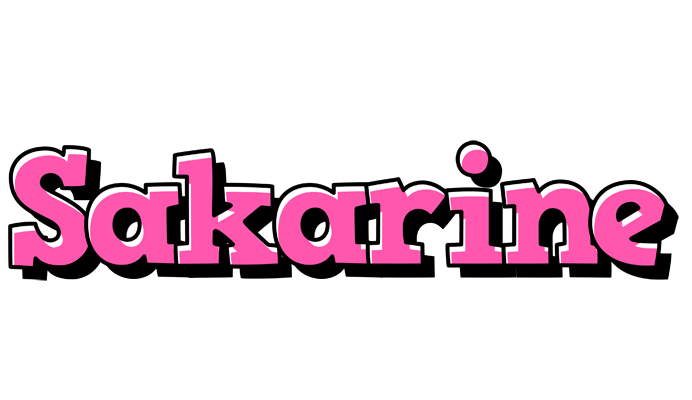 Sakarine girlish logo