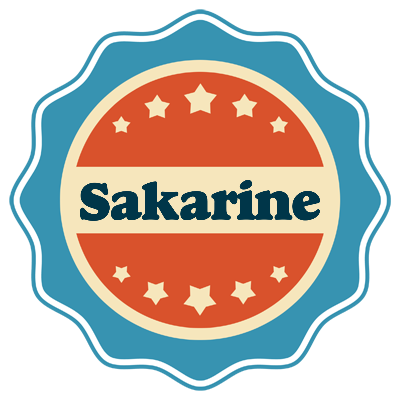 Sakarine labels logo