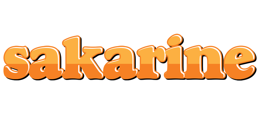 Sakarine orange logo