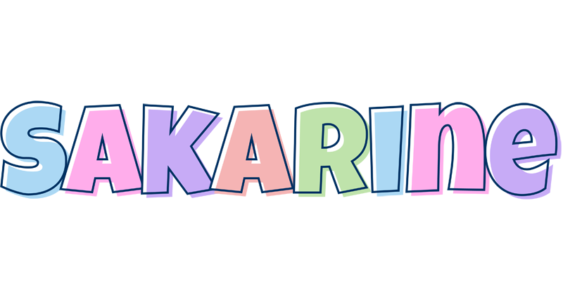 Sakarine pastel logo