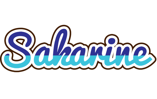 Sakarine raining logo