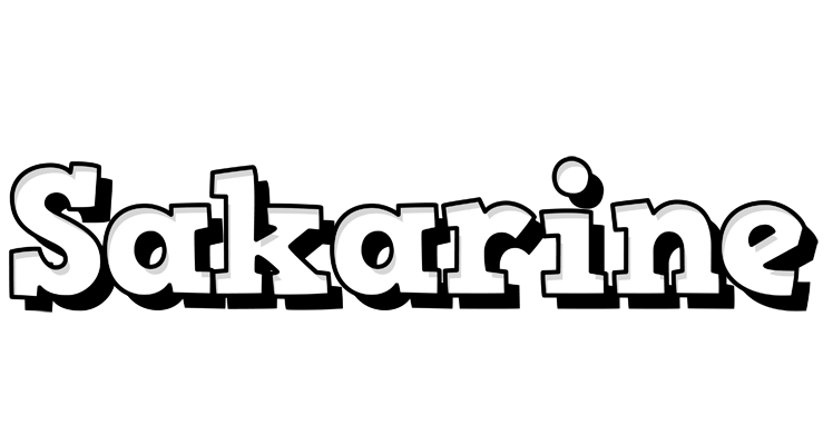 Sakarine snowing logo