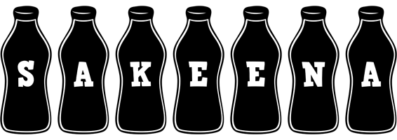 Sakeena bottle logo