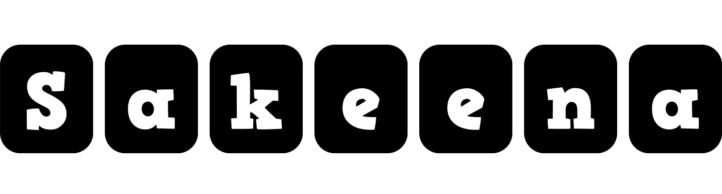 Sakeena box logo
