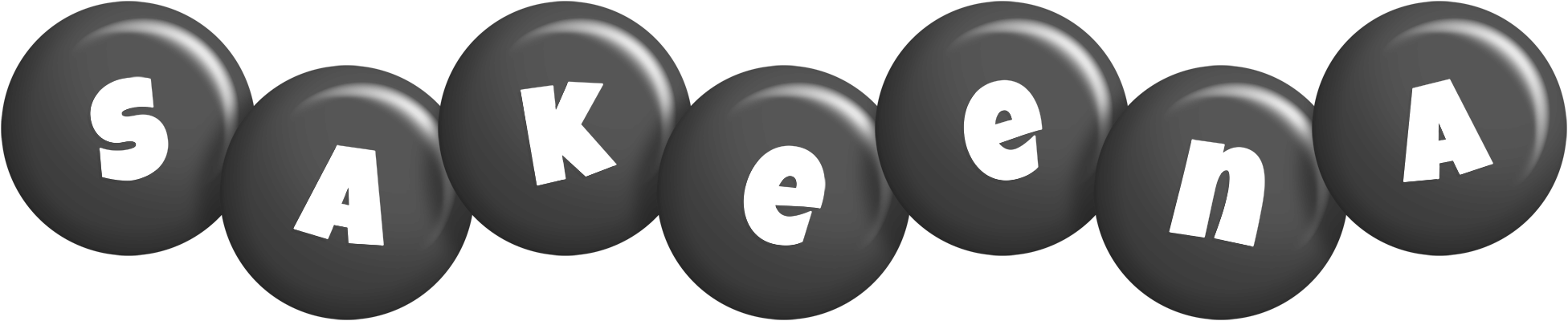 Sakeena candy-black logo